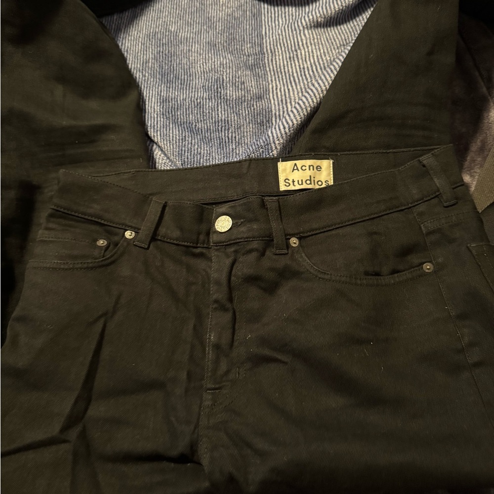 Acne Studios Midnight Black Trousers